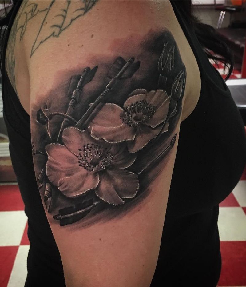 30 Pretty Cherokee Rose Tattoos You Will Love