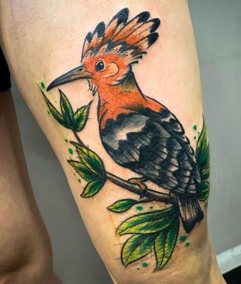 30 Pretty Hoopoe Tattoos You Must Try