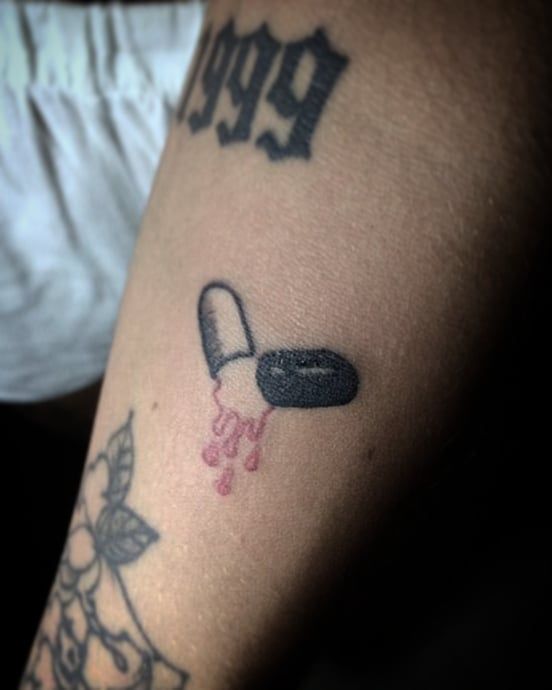 30 Unique Pill Tattoos to Inspire You