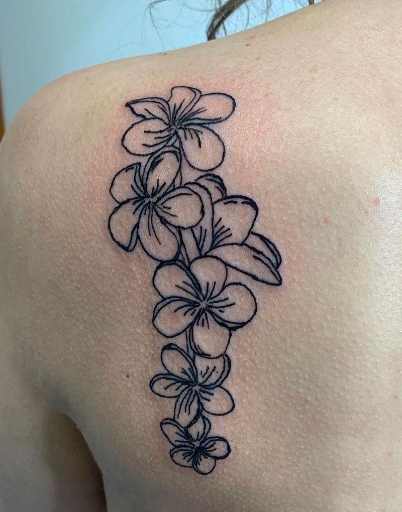 30 Amazing Plumeria Tattoos You Will Love