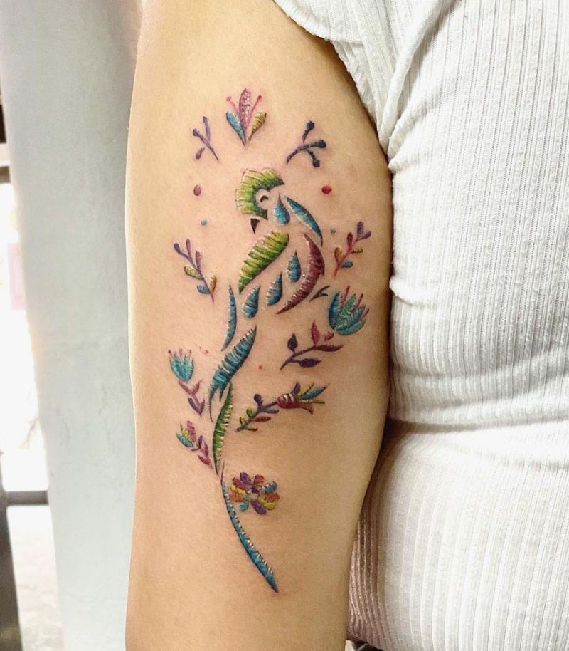 30 Pretty Quetzal Tattoos You Will Love