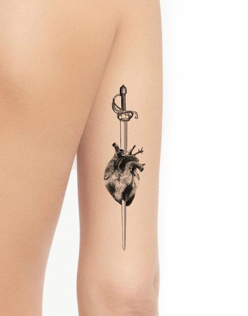 27 Pretty Rapier Tattoos You Must Try