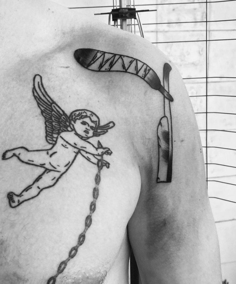 30 Pretty Razor Tattoos for Your Inspiration