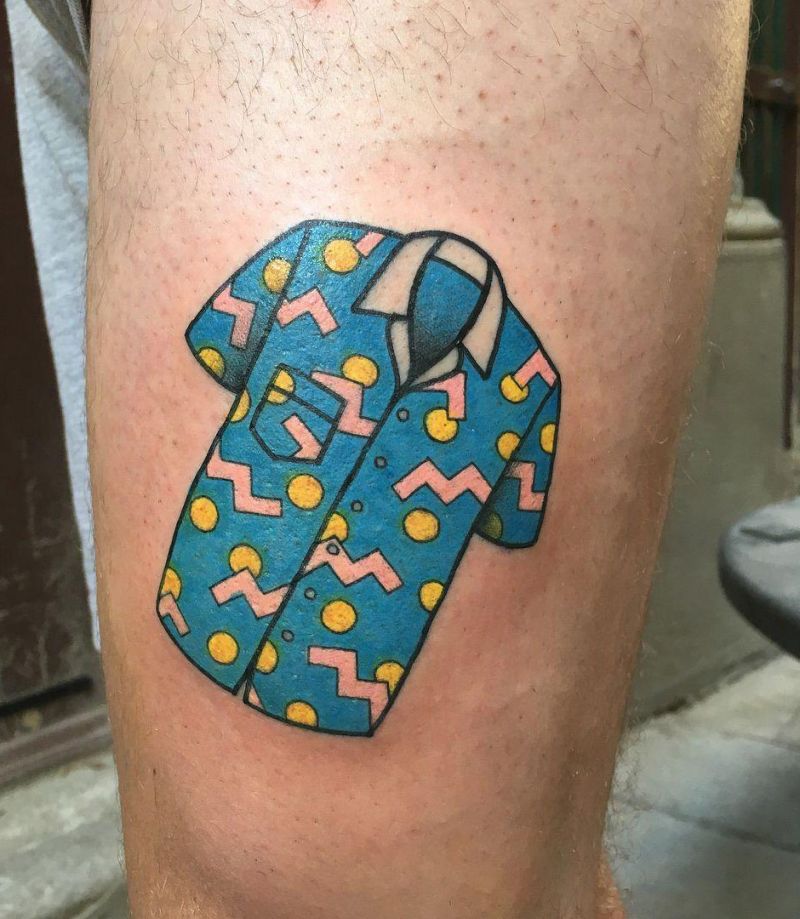 30 Pretty Shirt Tattoos You Must Love