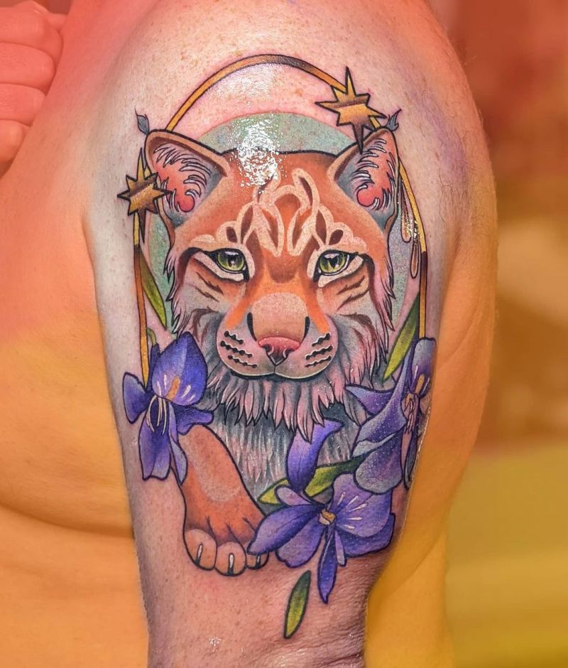 30 Gorgeous Bobcat Tattoos for Your Inspiration