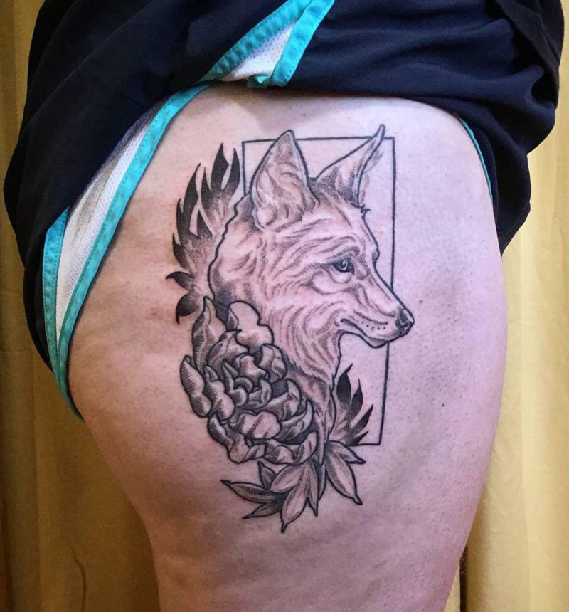 30 Gorgeous Coyote Tattoos You Must See