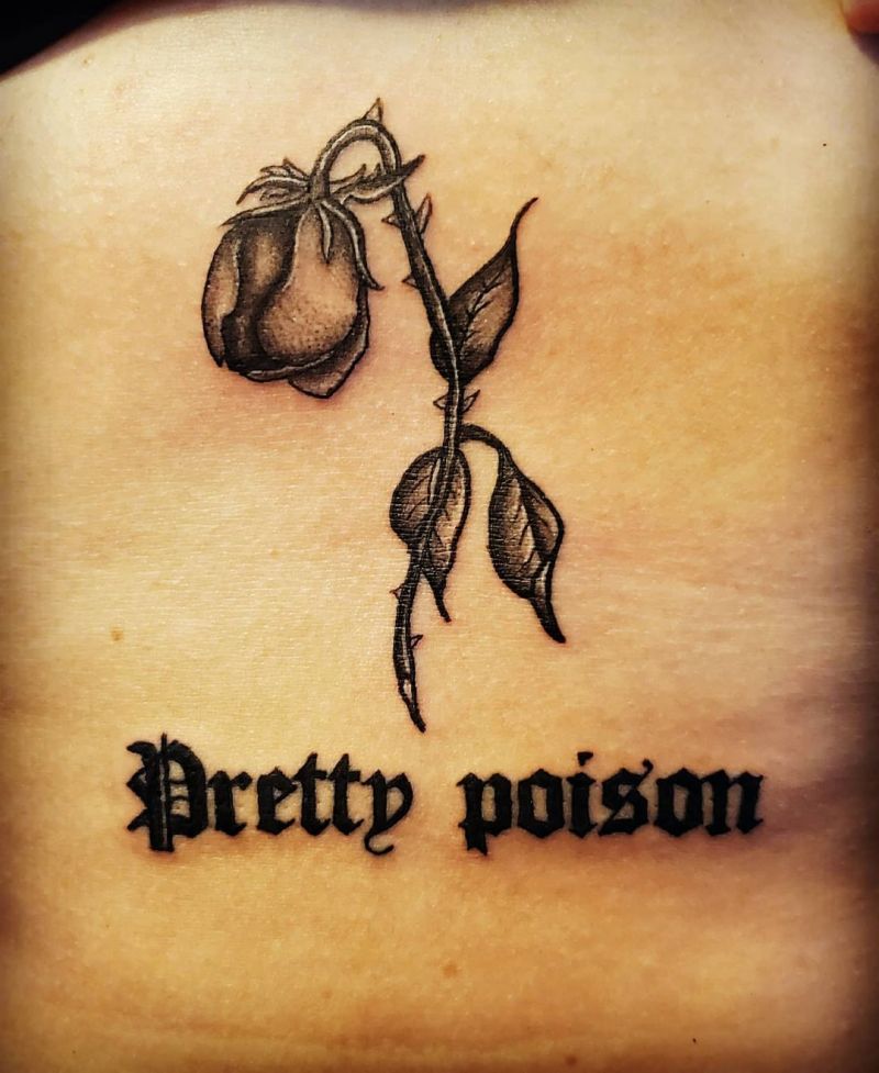 30 Unique Dead Rose Tattoos You Must Love