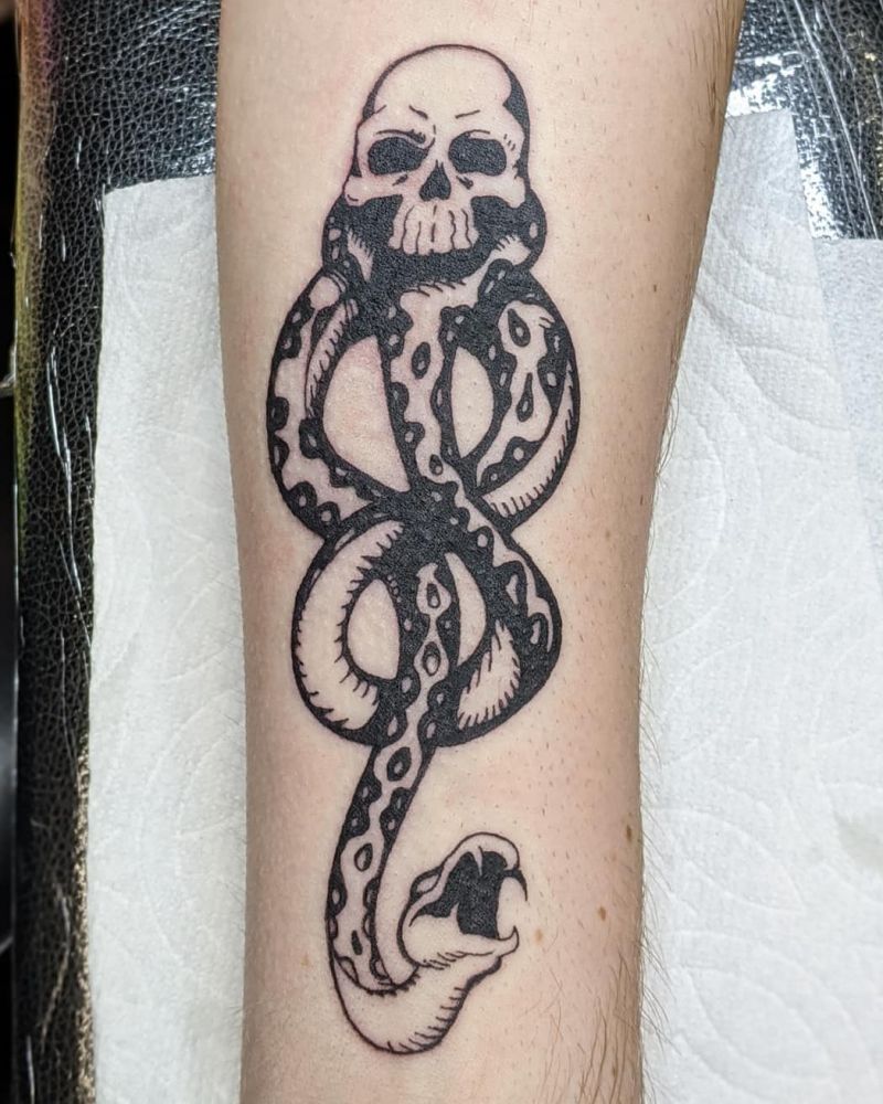 30 Wonderful Death Eater Tattoos You Can Copy