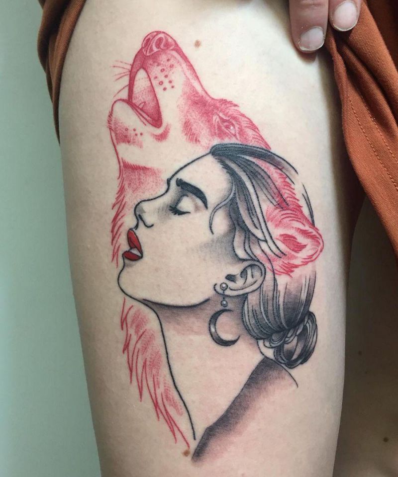 30 Pretty Double Exposure Tattoos to Inspire You