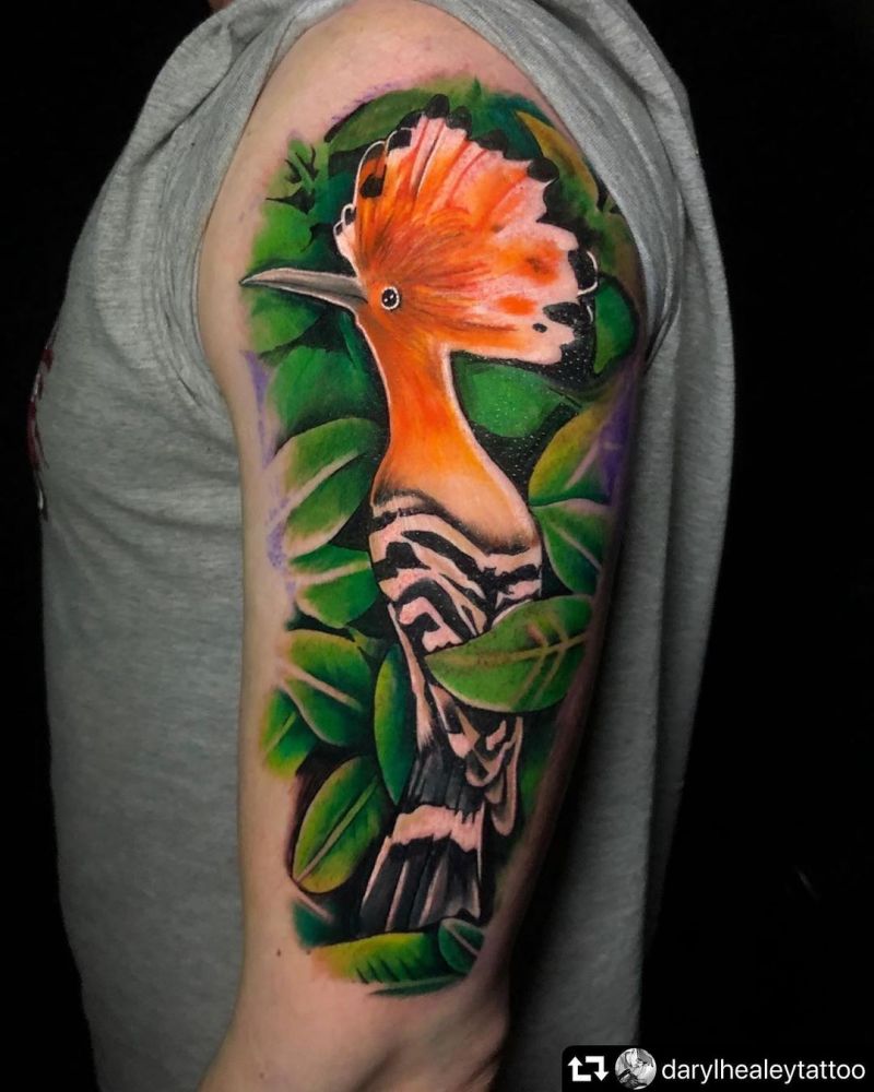 30 Pretty Hoopoe Tattoos You Must Try