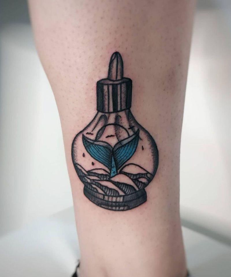 30 Elegant Perfume Bottle Tattoos You Can Copy