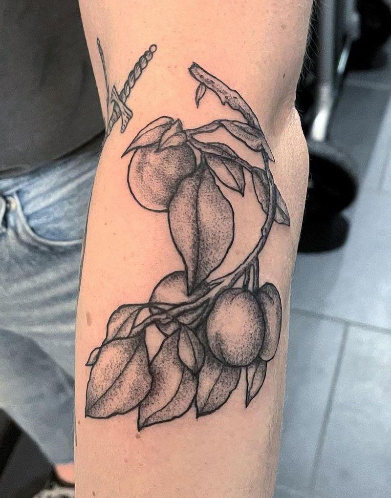 30 Pretty Plum Tattoos You Can Copy