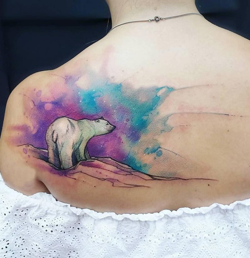 30 Gorgeous Polar Bear Tattoos to Inspire You