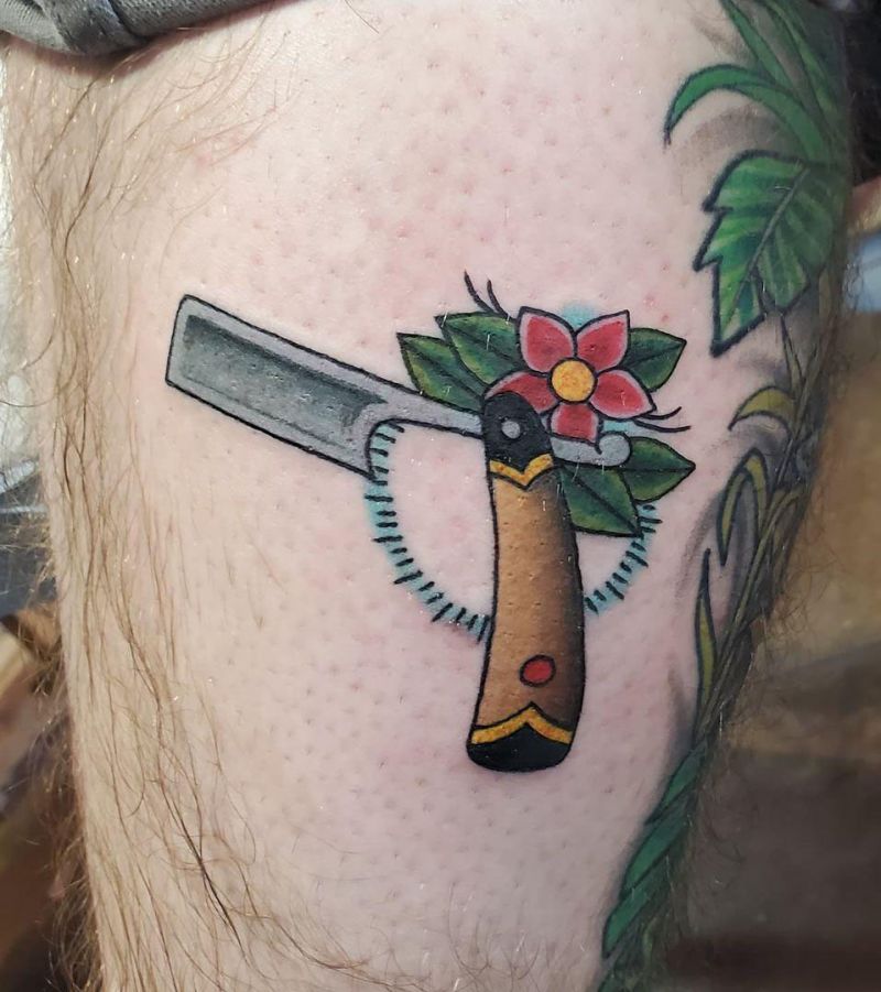 30 Pretty Razor Tattoos for Your Inspiration