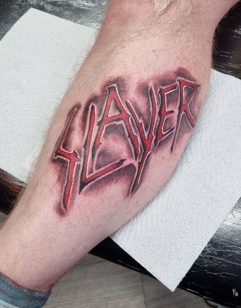 30 Wonderful Slayer Tattoos You Must Love