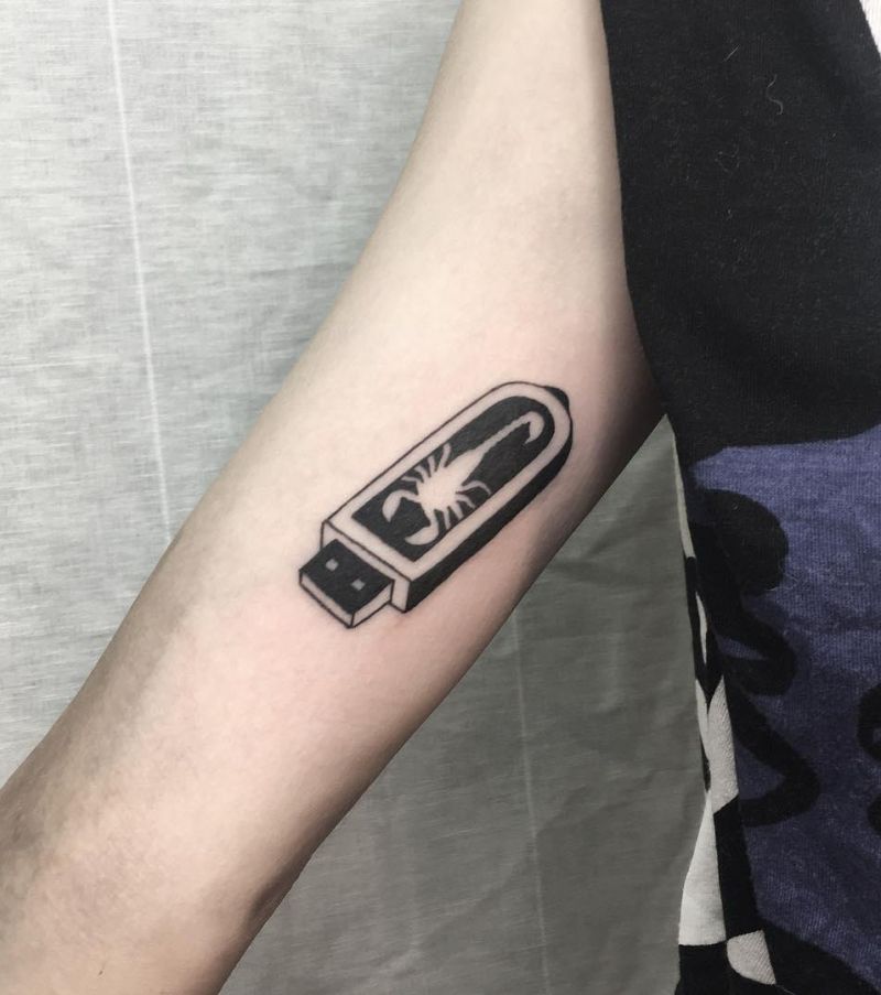 30 Unique USB Tattoos for Your Inspiration