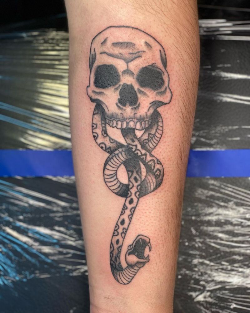 30 Wonderful Death Eater Tattoos You Can Copy