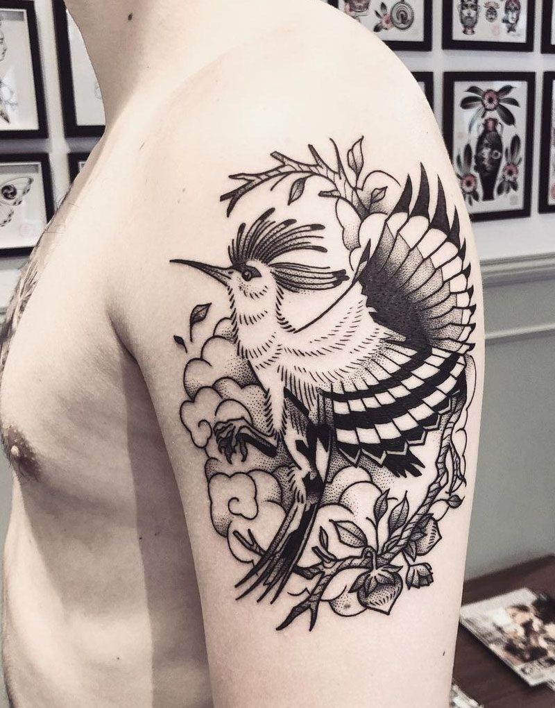 30 Pretty Hoopoe Tattoos You Must Try