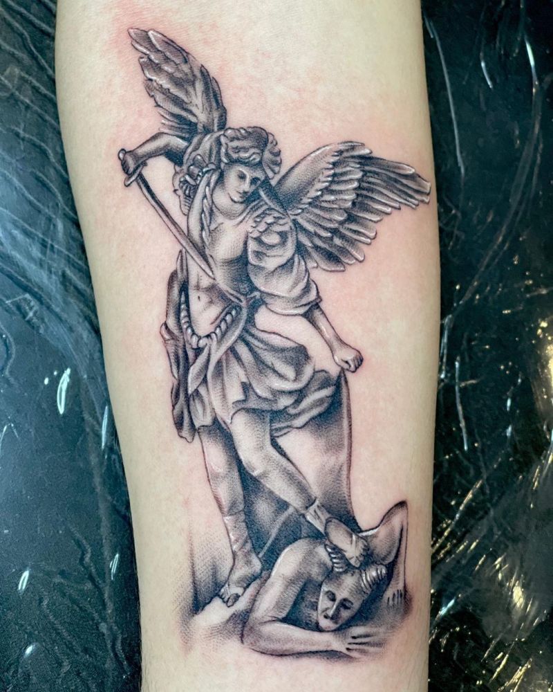 30 Pretty Saint Tattoos You Will Love