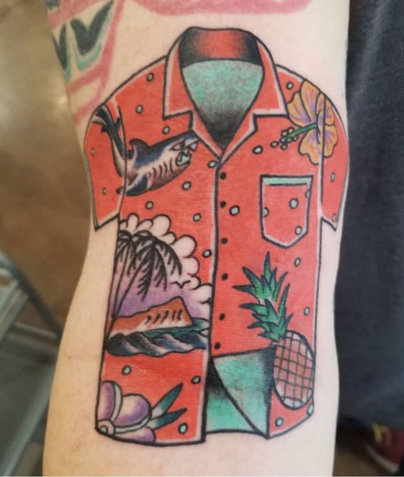 30 Pretty Shirt Tattoos You Must Love