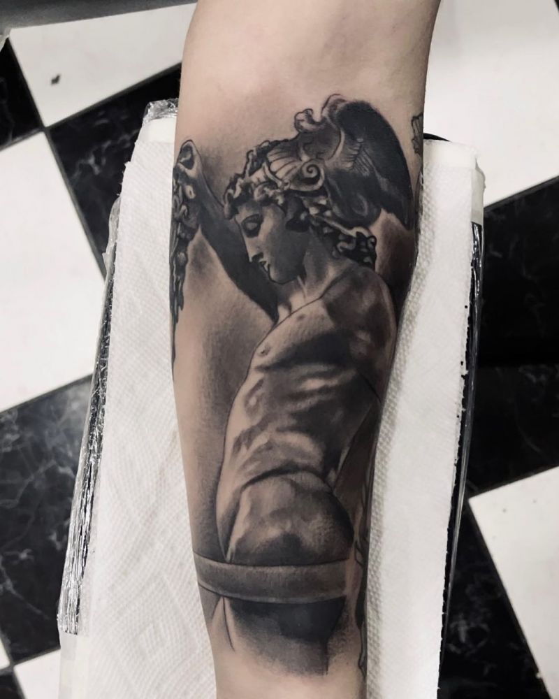 30 Pretty Statue Tattoos You Will Love