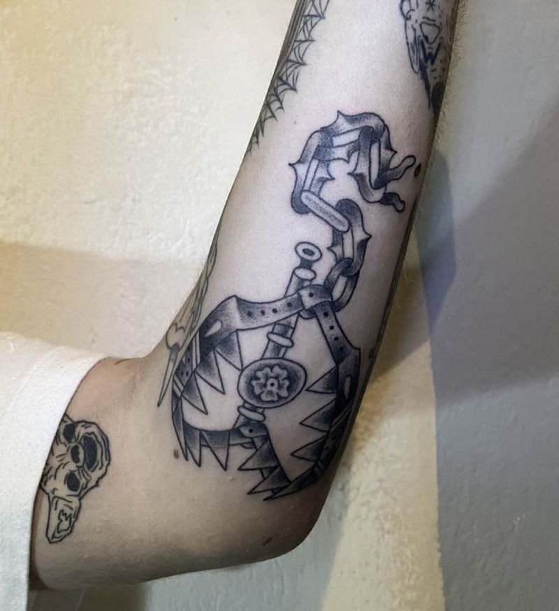 30 Unique Bear Trap Tattoos You Can Copy Style VP