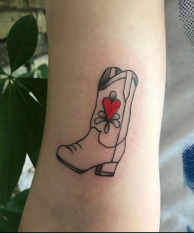 30 Unique Boot Tattoos You Will Love