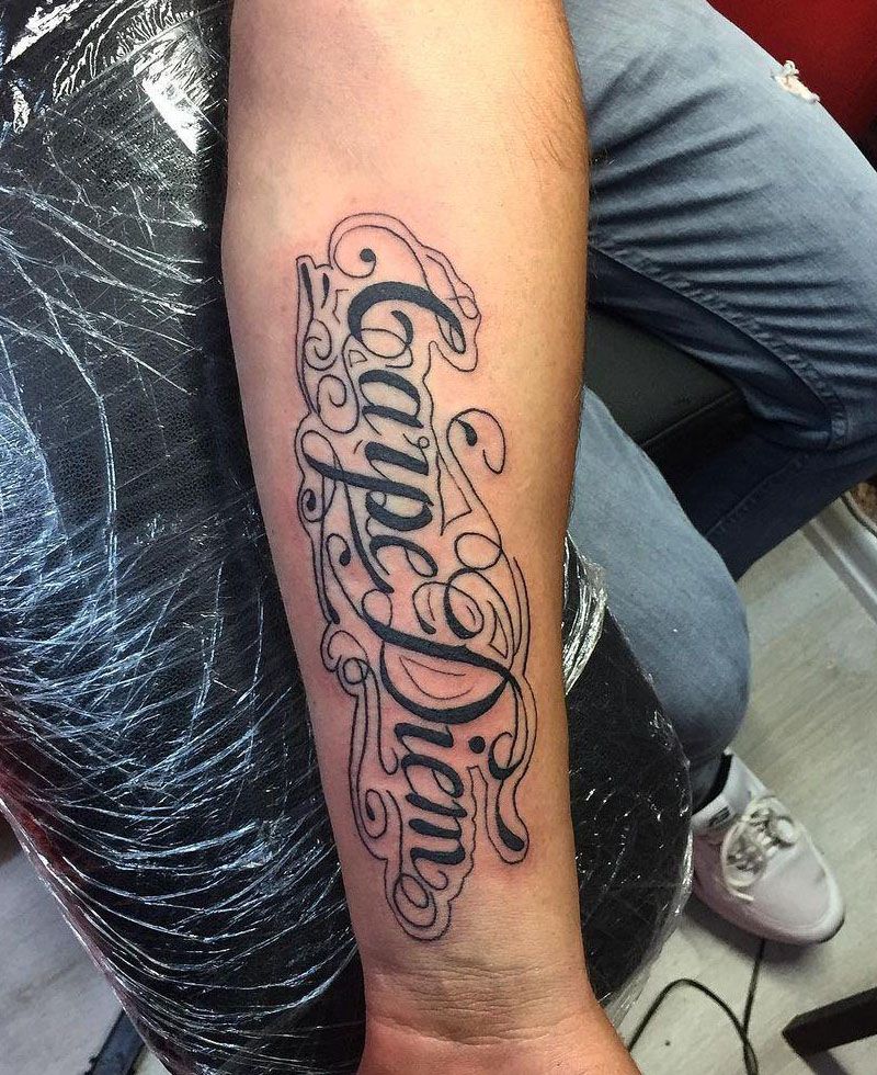 30 Unique Carpe Diem Tattoos You Must Love