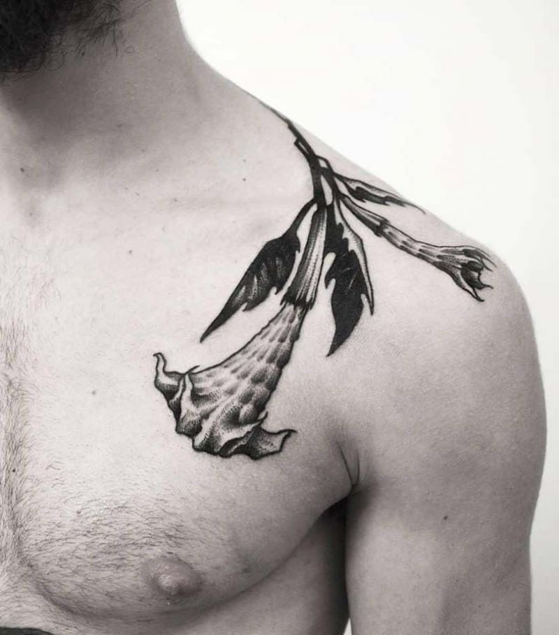 30 Unique Datura Tattoos to Inspire You