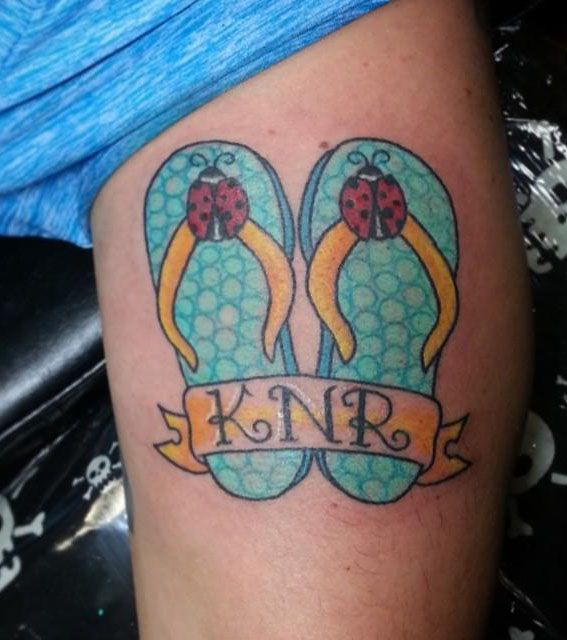 30 Unique Flip Flop Tattoos You Will Love