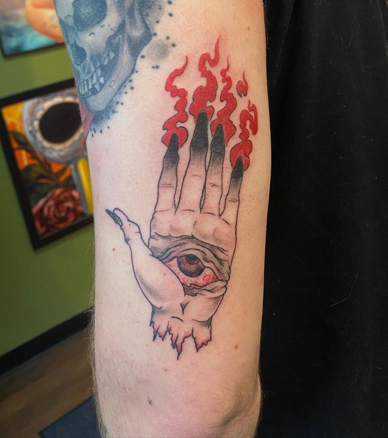 30 Unique Hand of Glory Tattoos to Inspire You