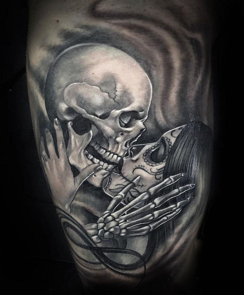 30 Unique Kiss of Death Tattoos You Must Try