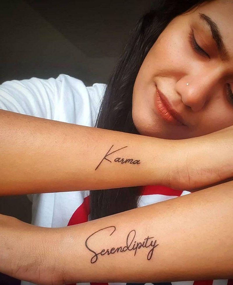 30 Pretty Serendipity Tattoos to Inspire You