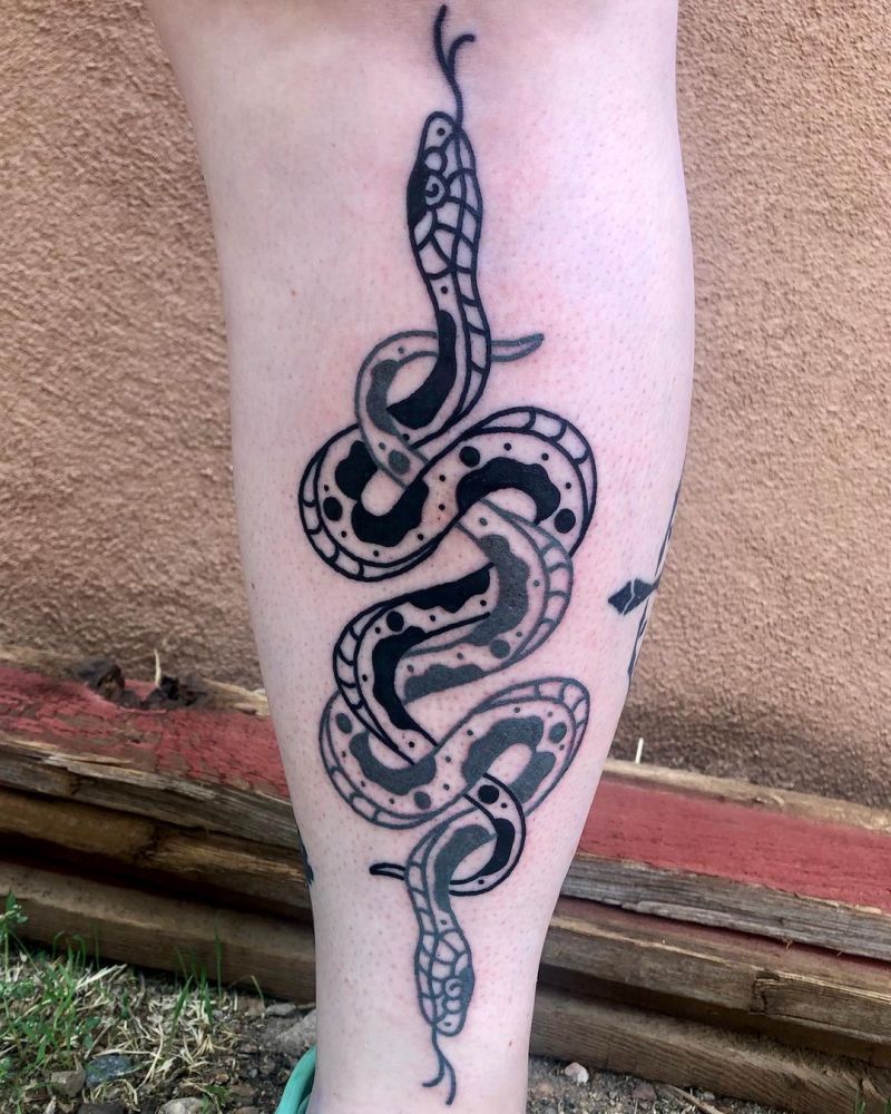 30 Cool Two Snakes Tattoos You Will Love