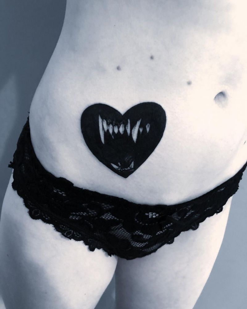 30 Unique Black Heart Tattoos You Can Copy