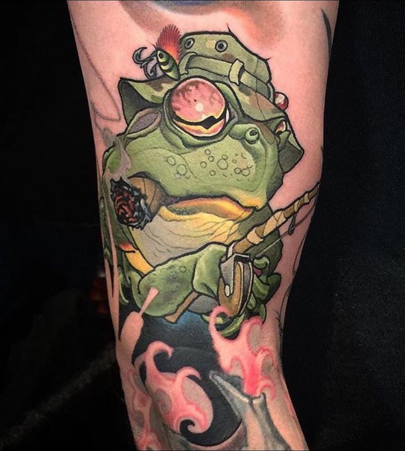 30 Unique Bullfrog Tattoos You Must Try