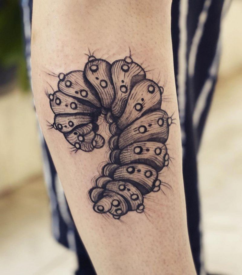 30 Pretty Caterpillar Tattoos You Will Love