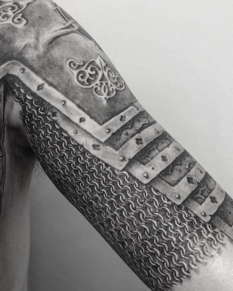 30 Gorgeous Chain Mail Tattoos You Must See