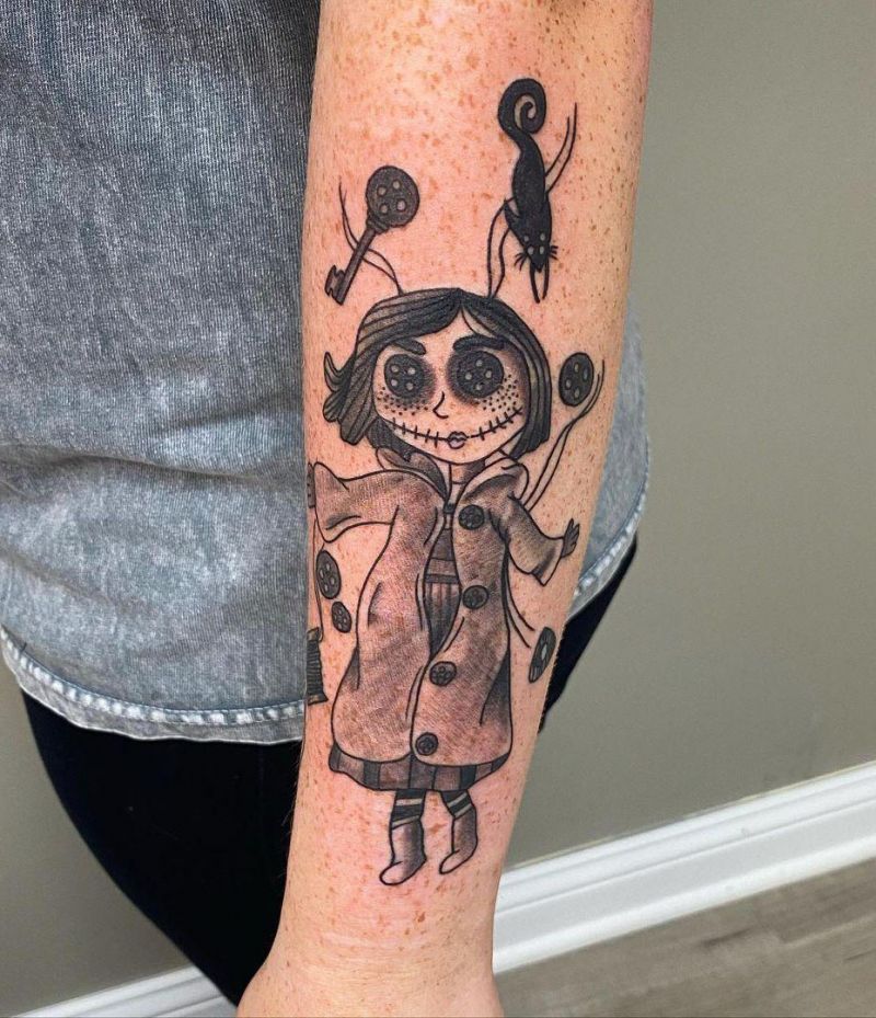 30 Unique Coraline Tattoos to Inspire You