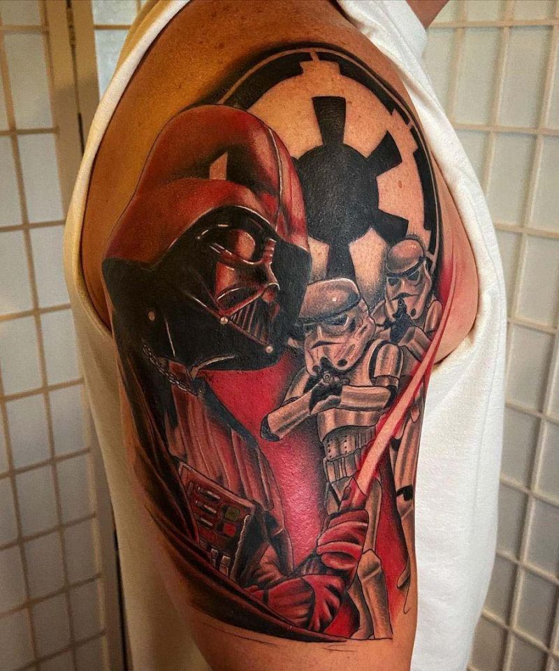 30 Unique Darth Vader Tattoos You Will Love