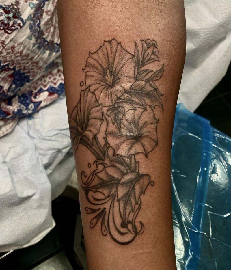 30 Unique Datura Tattoos to Inspire You