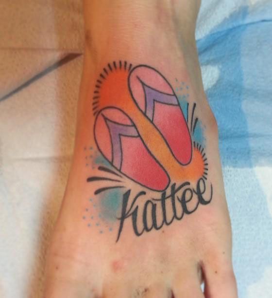 30 Unique Flip Flop Tattoos You Will Love