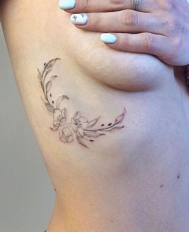 30 Pretty Moon Flower Tattoos You Will Love