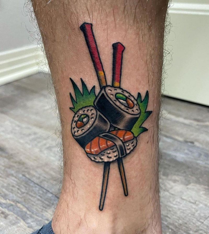 30 Unique Sushi Tattoos for Your Inspiration