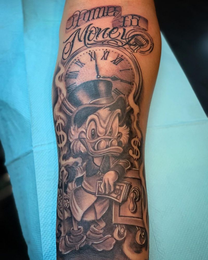 10+ Unique Time Is Money Tattoos You Can Copy