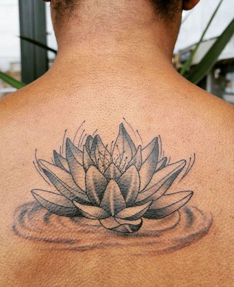 30 Unique Black Lotus Tattoos You Must Love