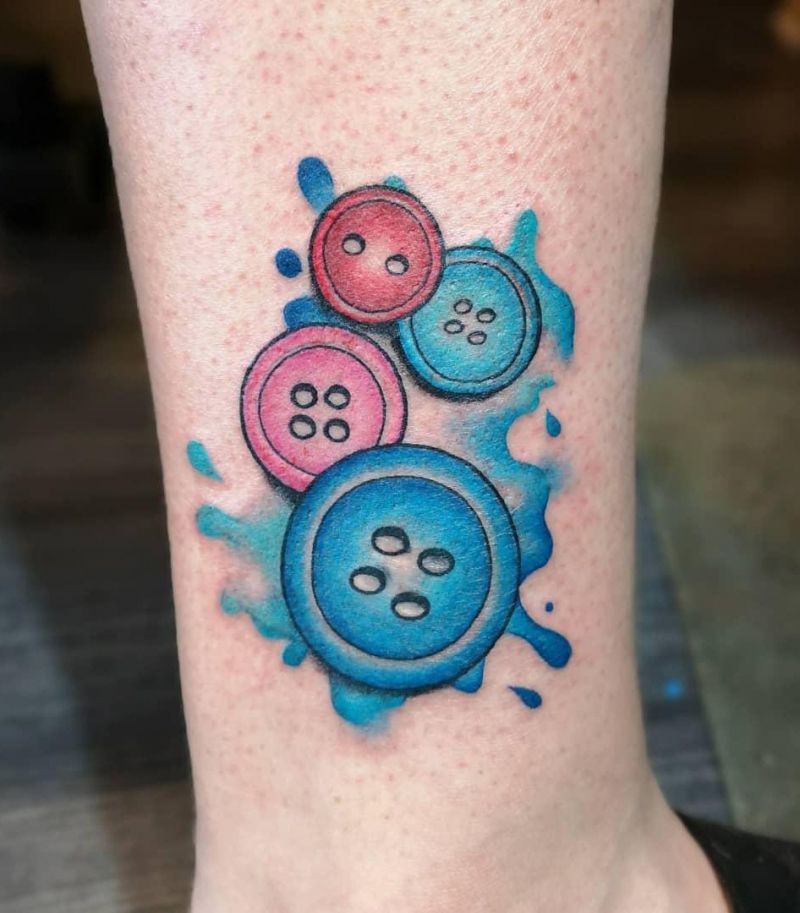 30 Unique Button Tattoos For Your Next Ink