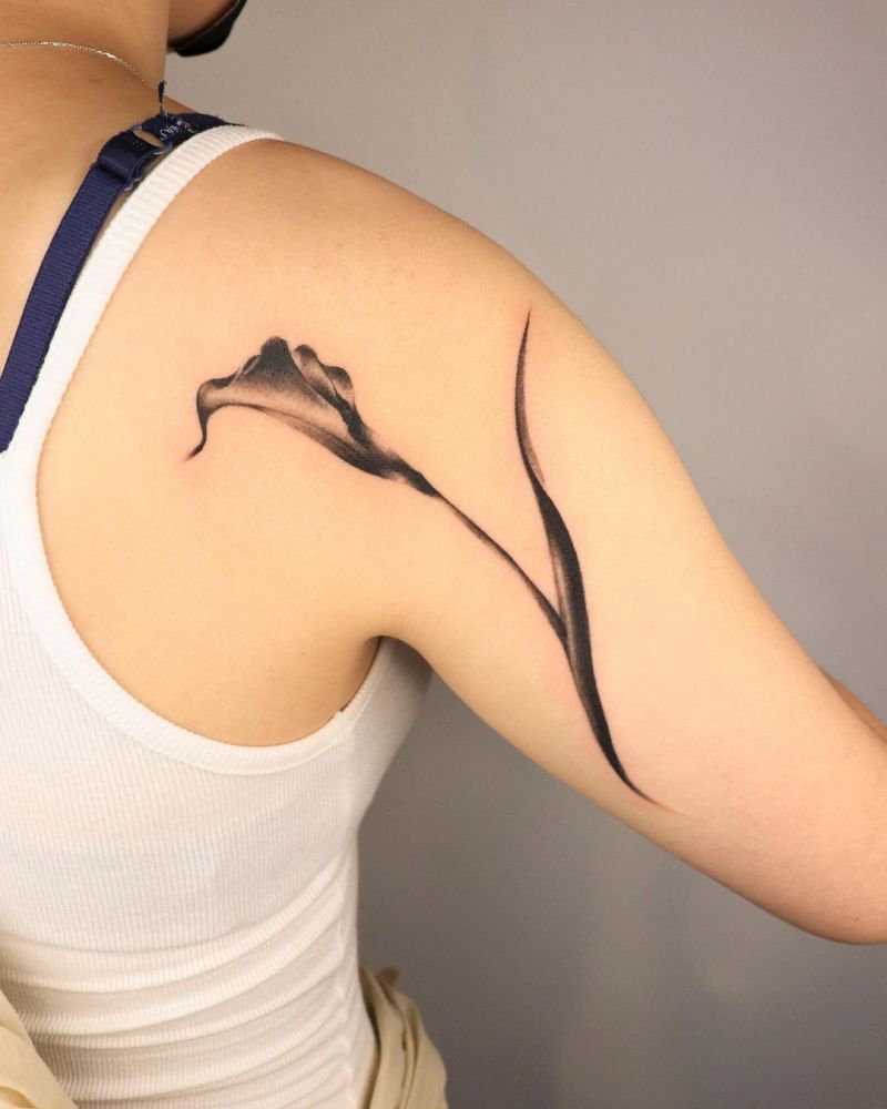 30 Pretty Calla Lily Tattoos Make You Attractive