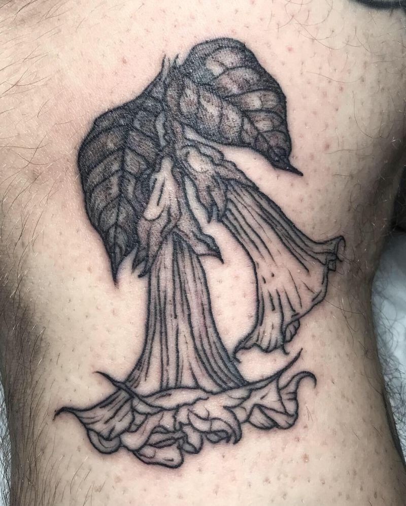 30 Unique Datura Tattoos to Inspire You