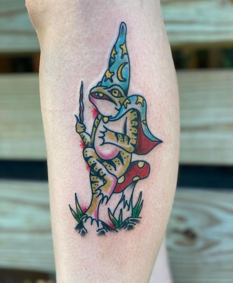 30 Unique Frog Wizard Tattoos for Your Inspiration